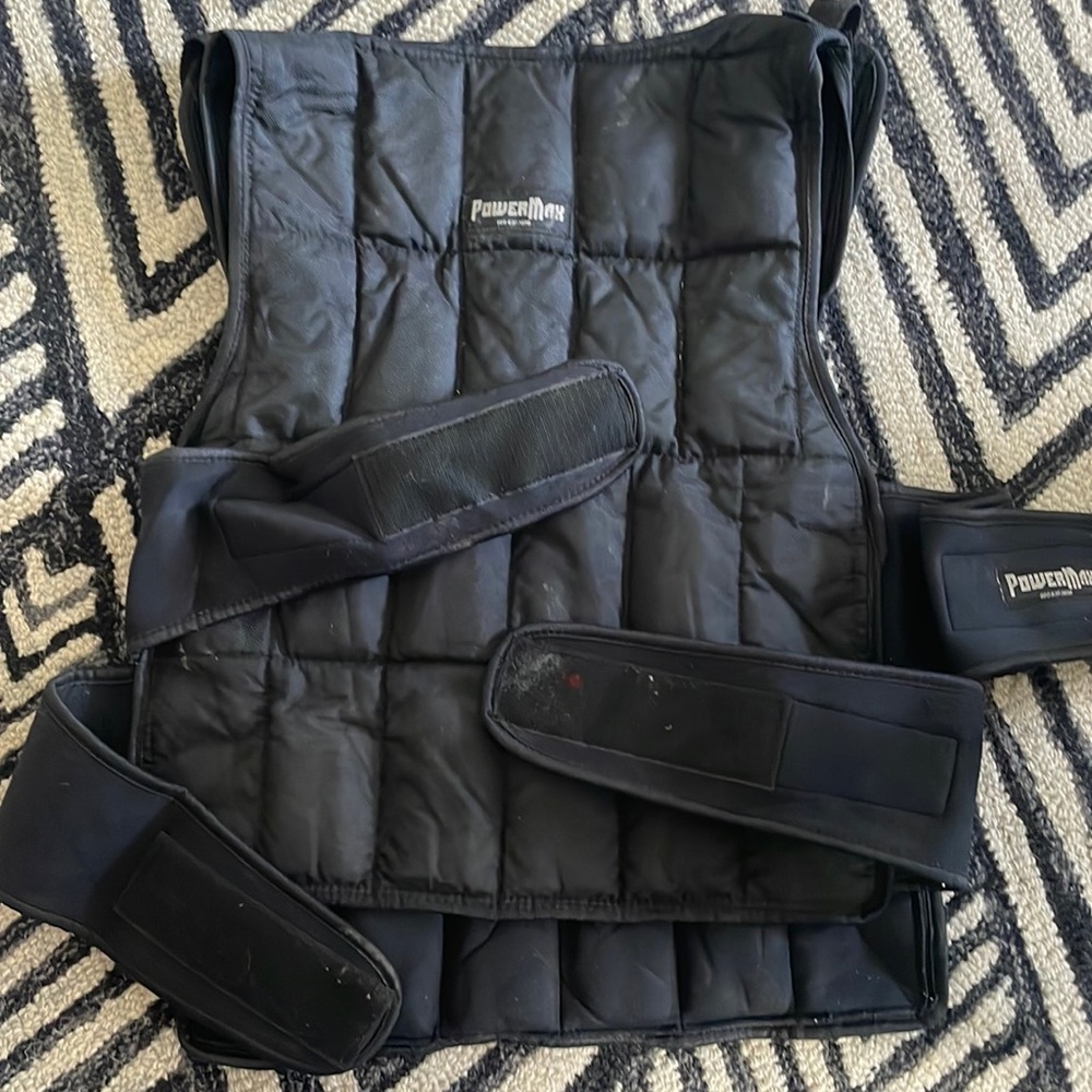 Weighted vest 5-15lb power max